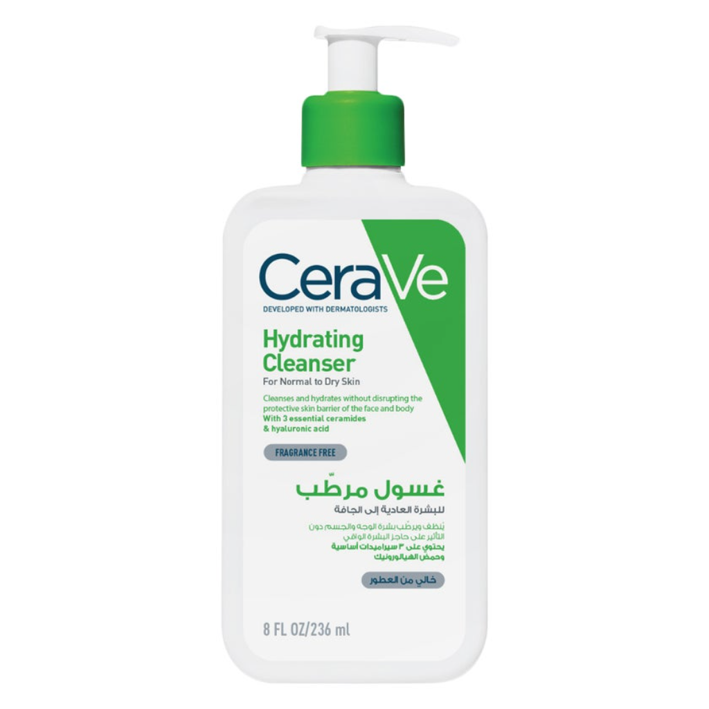 CeraVe Hydrating Cleanser, Normal to Dry Skin 236ml - Image 1