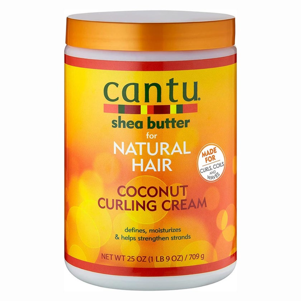 Cantu Natural Hair Shea Butter Sulfate & Paraben Free Coconut Curling Cream 709g - Image 1