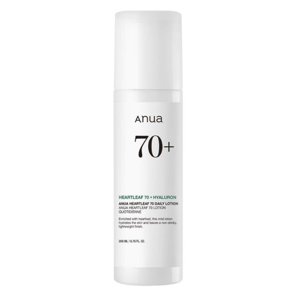 Anua Heartleaf 70 + Hyaluron Daily Lotion 200ml - Image 1