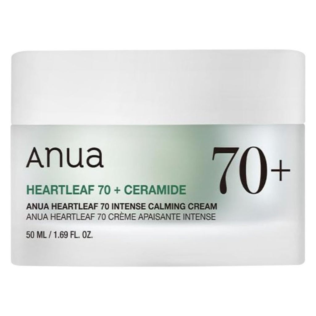 Anua Heartleaf 70 + Ceramide Intense Calming Facial Cream 50ml - Image 1
