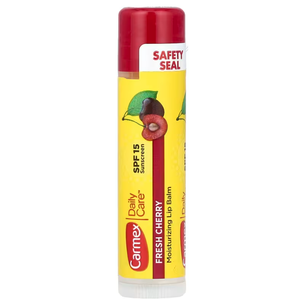 Carmex, Daily Care®, Moisturizing Lip Balm, SPF 15, Fresh Cherry, 0.15 oz (4.25 g) - Image 1