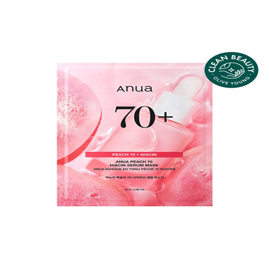 Anua Peach 70% Niacin Serum Mask 27 ml 10-Pieces - Image 1