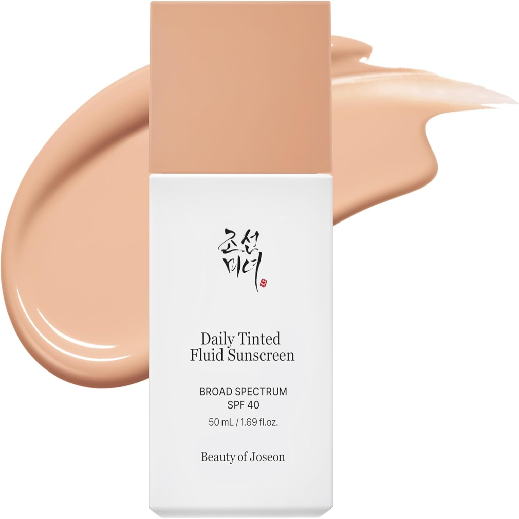 Beauty of Joseon Daily Tinted Fluid Sunscreen 12 Shades for Face Moisturizing Broad Spectrum SPF 40 Korean Skincare 50ml, 1.69 fl.oz #LP110 - Image 1