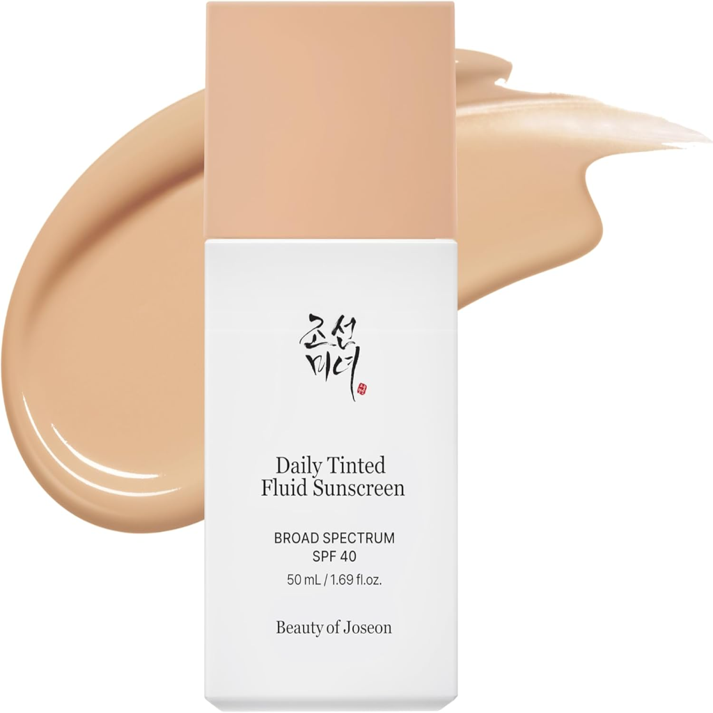 Beauty of Joseon Daily Tinted Fluid Sunscreen 12 Shades for Face Moisturizing Broad Spectrum SPF 40 Korean Skincare 50ml, 1.69 fl.oz #LN110 - Image 1