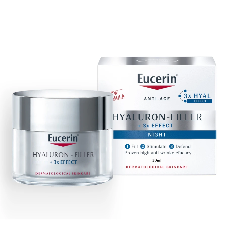 Eucerin Hyaluron-Filler Anti-Wrinkle Night Cream 50ml - Image 1