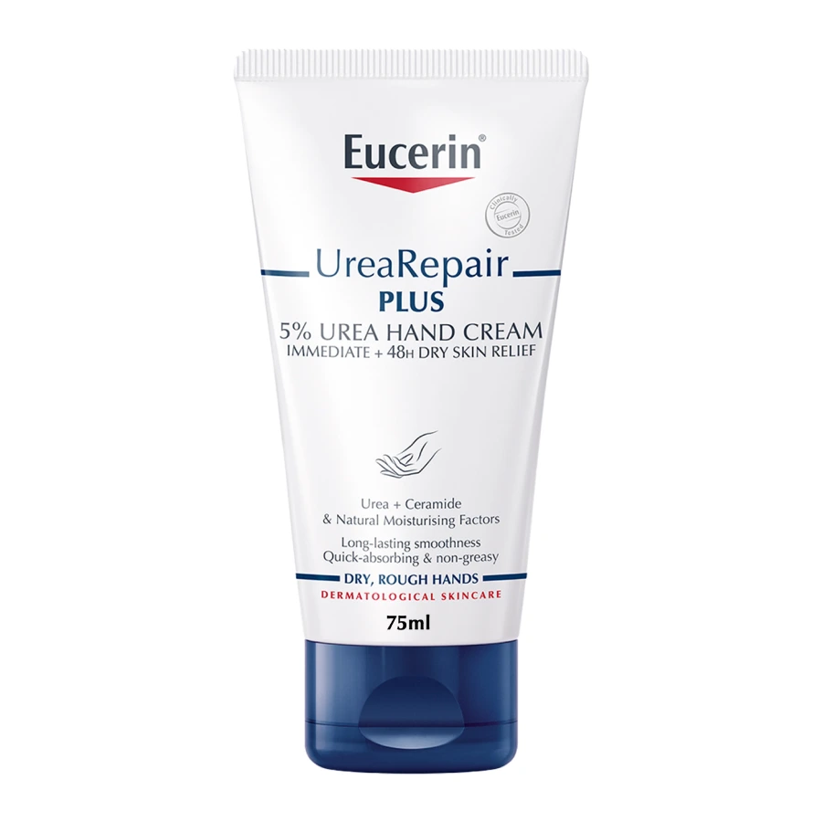 New Project - 2024-11-10T220144.612 Eucerin Urea Repair Plus 5% Urea Hand Cream For Dry & Rough Hands 75ml - Image 1