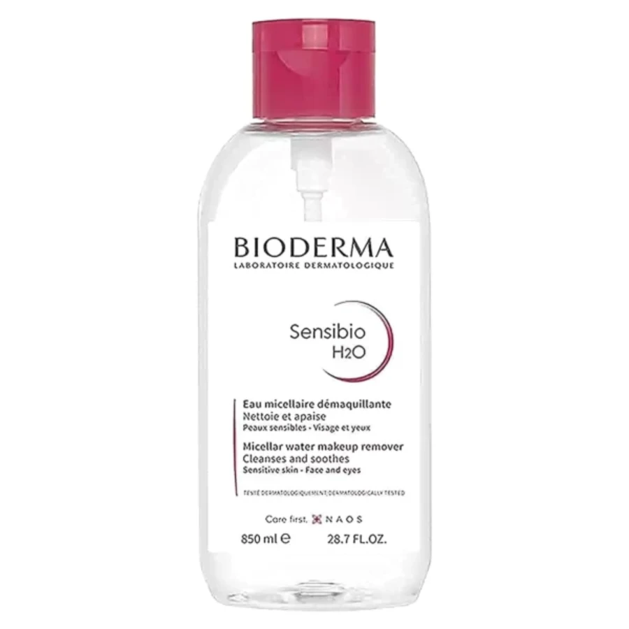 New Project - 2024-11-12T222435.076 Bioderma Sensibio H2O Cleansing & Make up Removing Micellar Water For Sensitive Skin 850ml - Image 1