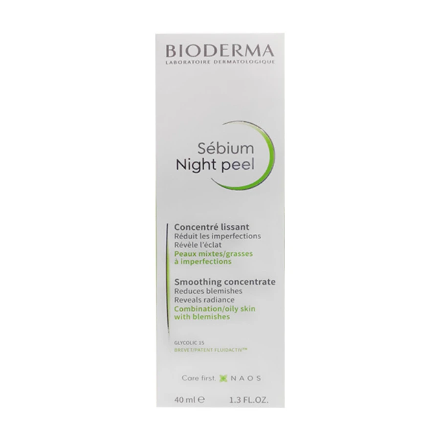 Bioderma Sebium Night Peel Smoothing Concentrate 40ml - Image 1