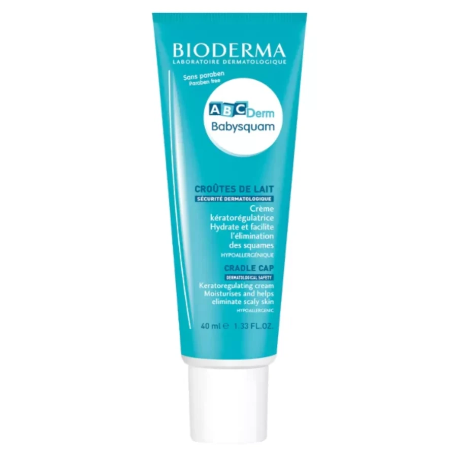 Bioderma ABCDerm Babysquam Keratoregulating Cream For Cradle Cap 40ml - Image 1