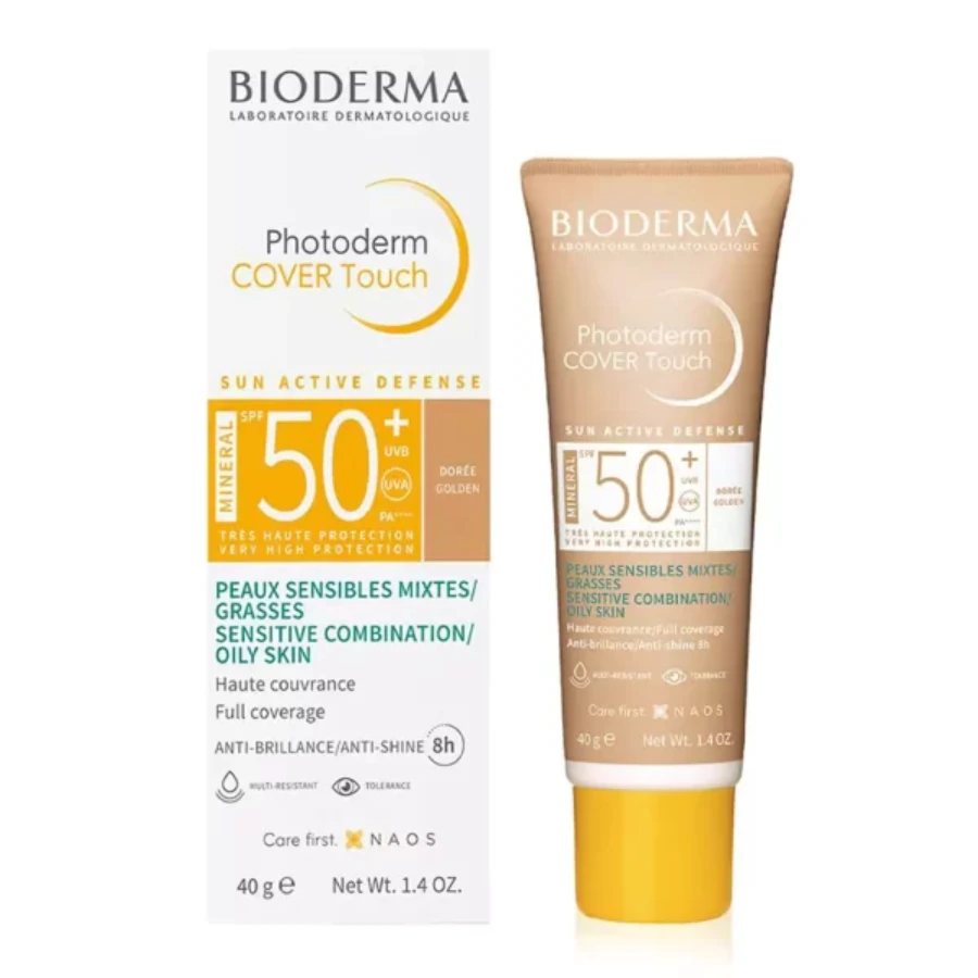 Bioderma Photoderm Cover Touch SPF 50+ Golden Tinted 40g - Image 1