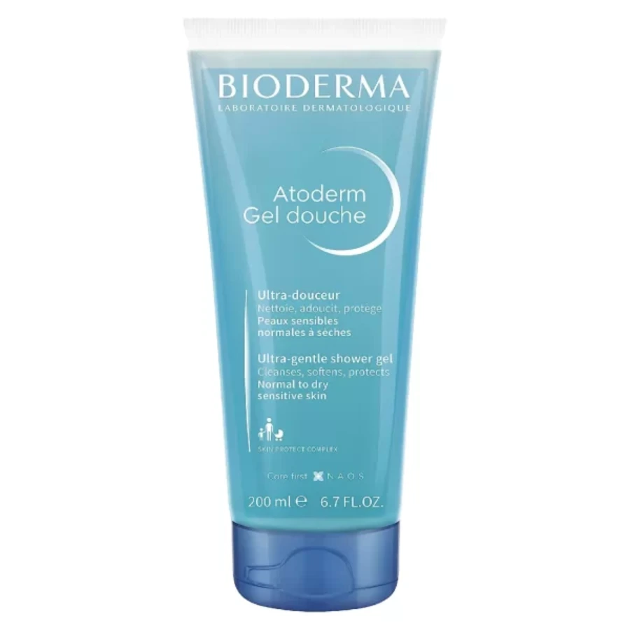 Bioderma Atoderm Gentle Shower Gel For Normal And Dry Sensitive Skin, Soap-Free 200ml - Image 1
