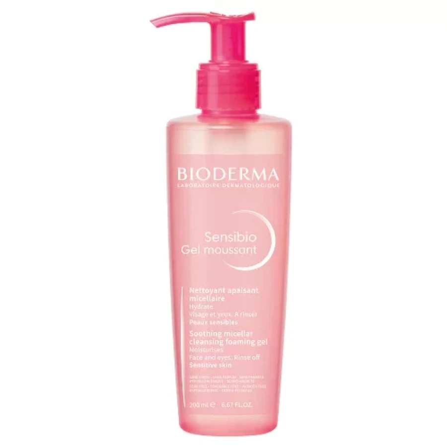Bioderma Sensibio Moussant Gel Cleanser for Sensitive Skin 200ml - Image 1
