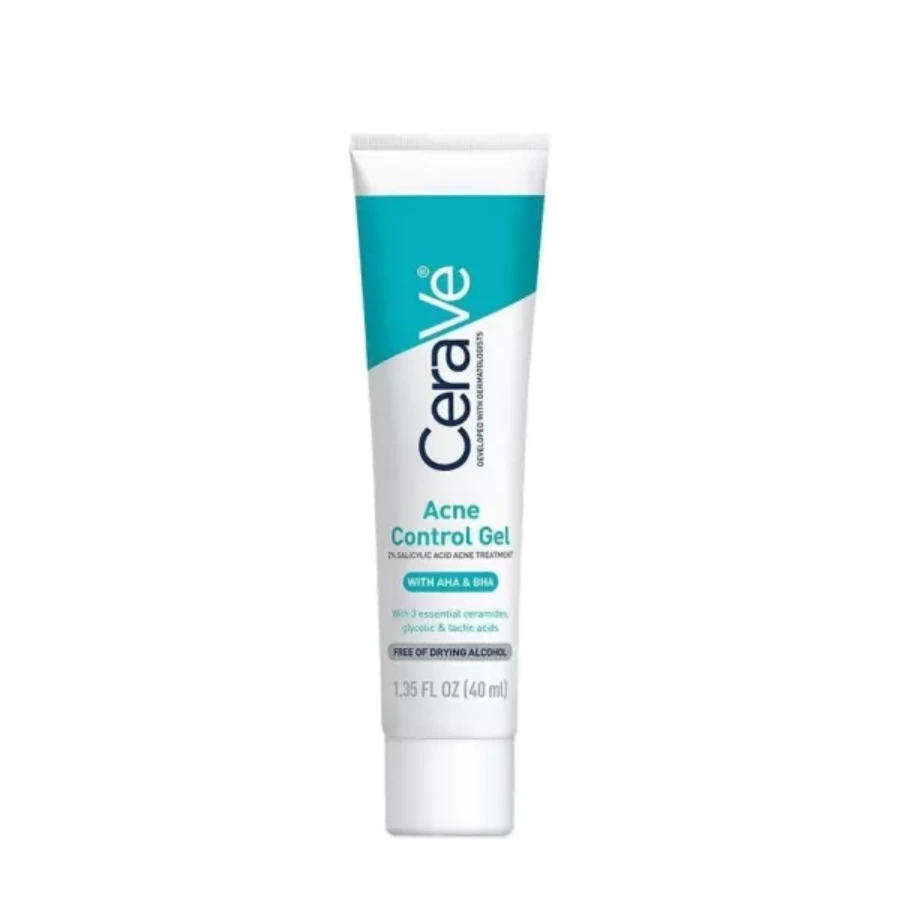 CERAVE AHA BHA ACNE CONTROL GEL - 1.35FL OZ - Image 1