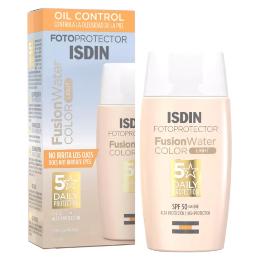 Isdin Fusion Water SPF50 Color Light 50ml - Image 1