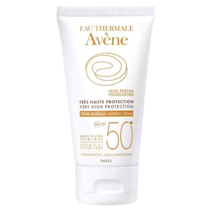 New Project - 2024-11-24T135712.201 Avène Sun Care SPF 50+ Mineral Sunscreen Cream for Face 50ml - Image 1