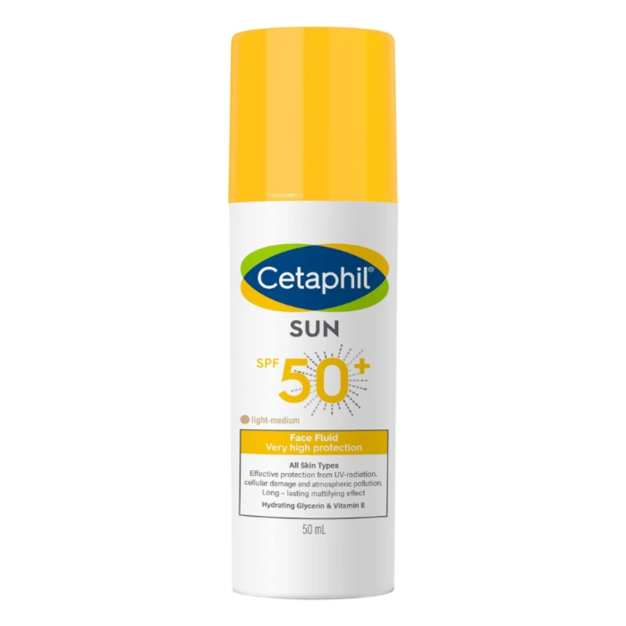 Cetaphil Sun Spf50+ Face Fluid Tinted 50ml - Image 1