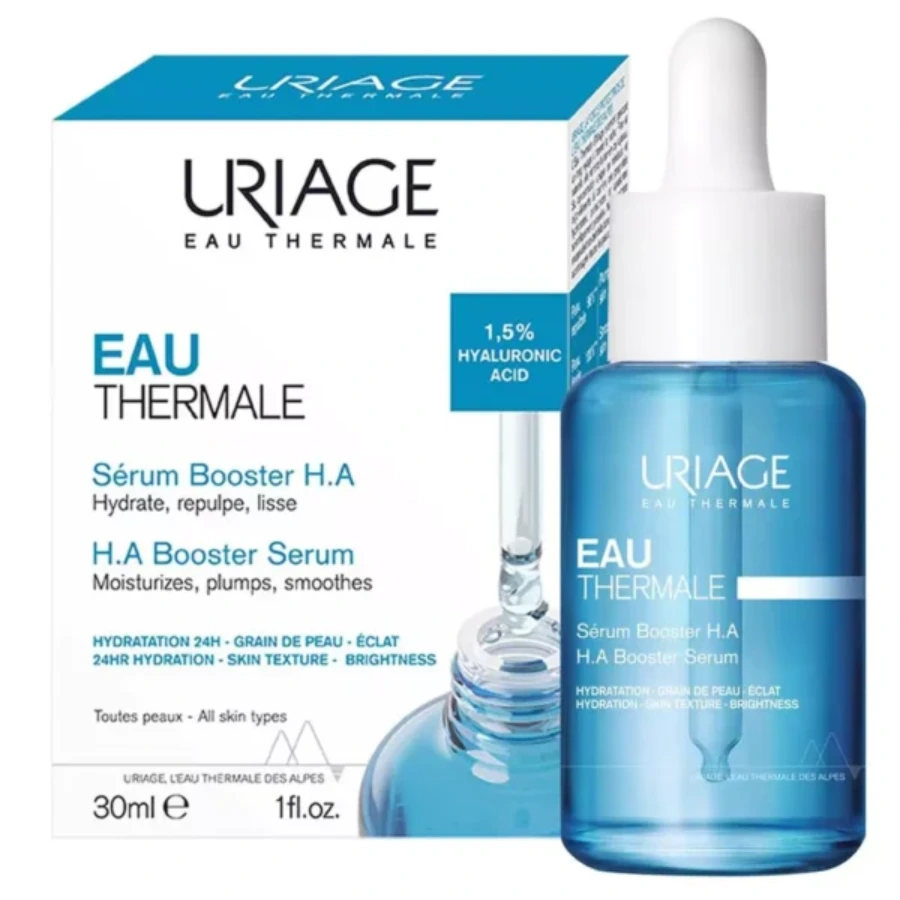Uriage EAU Thermale Hyaluronic Acid Serum, Hydration Booster Serum 30ml - Image 1