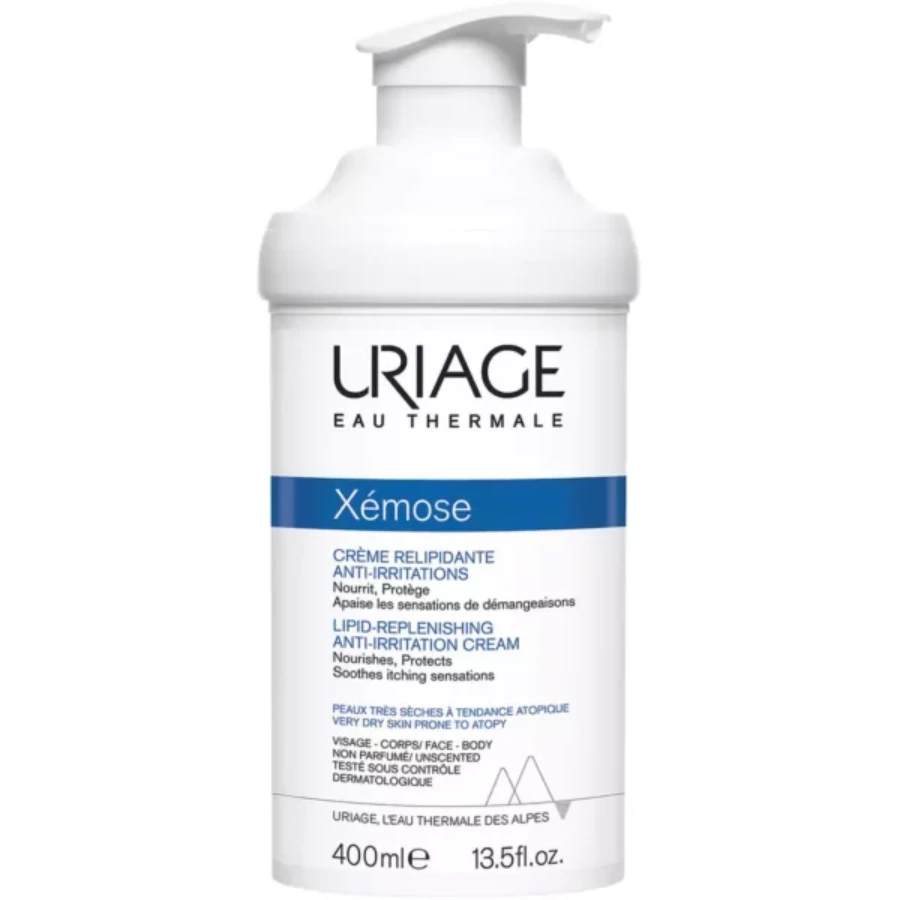 Uriage Xemose Lipid Replenishing Anti-Irritation Cream For Itchy Dry Skin 400ml - Image 1