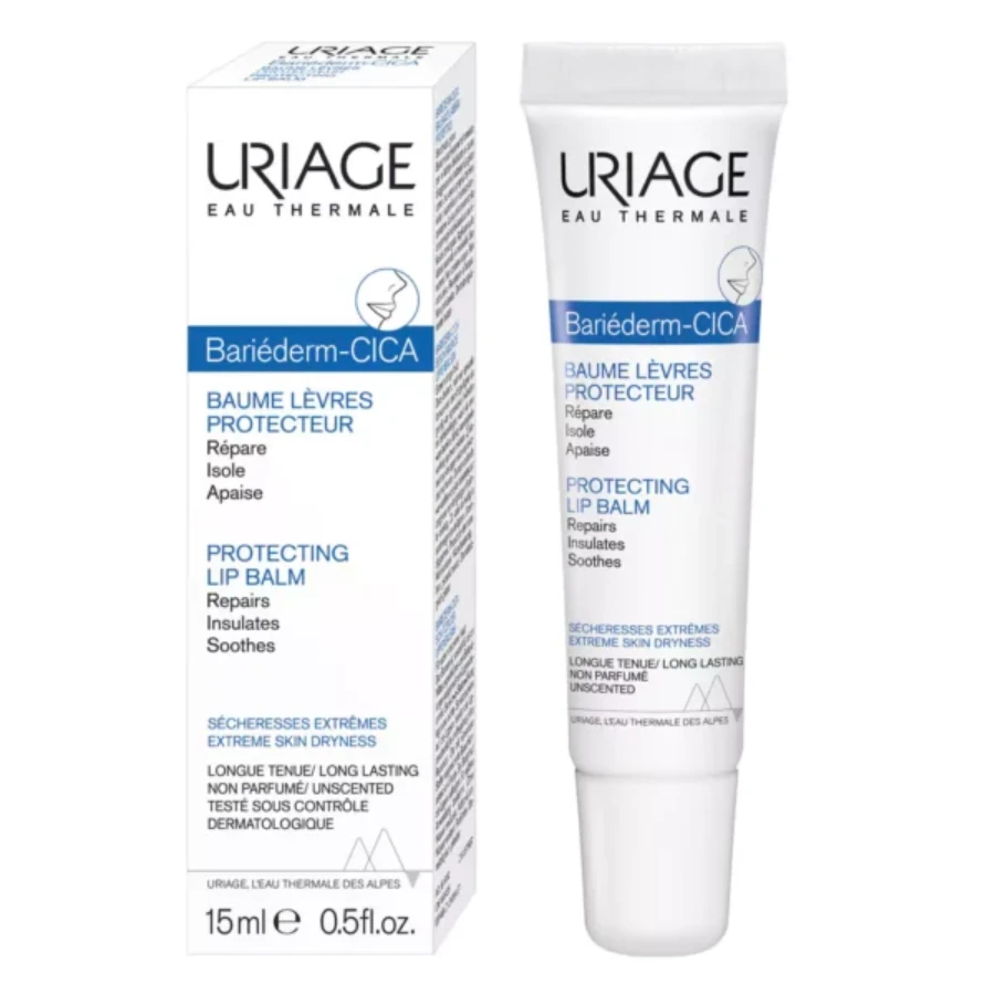 Uriage Bariederm Cica Protecting Lip Balm 15ml - Image 1