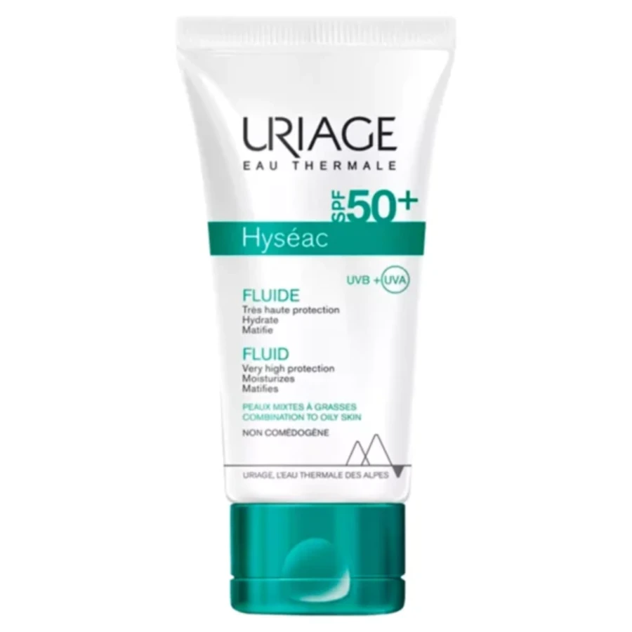 Uriage Hyseac SPF50+ Moisturising Sunscreen Fluid 50ml - Image 1