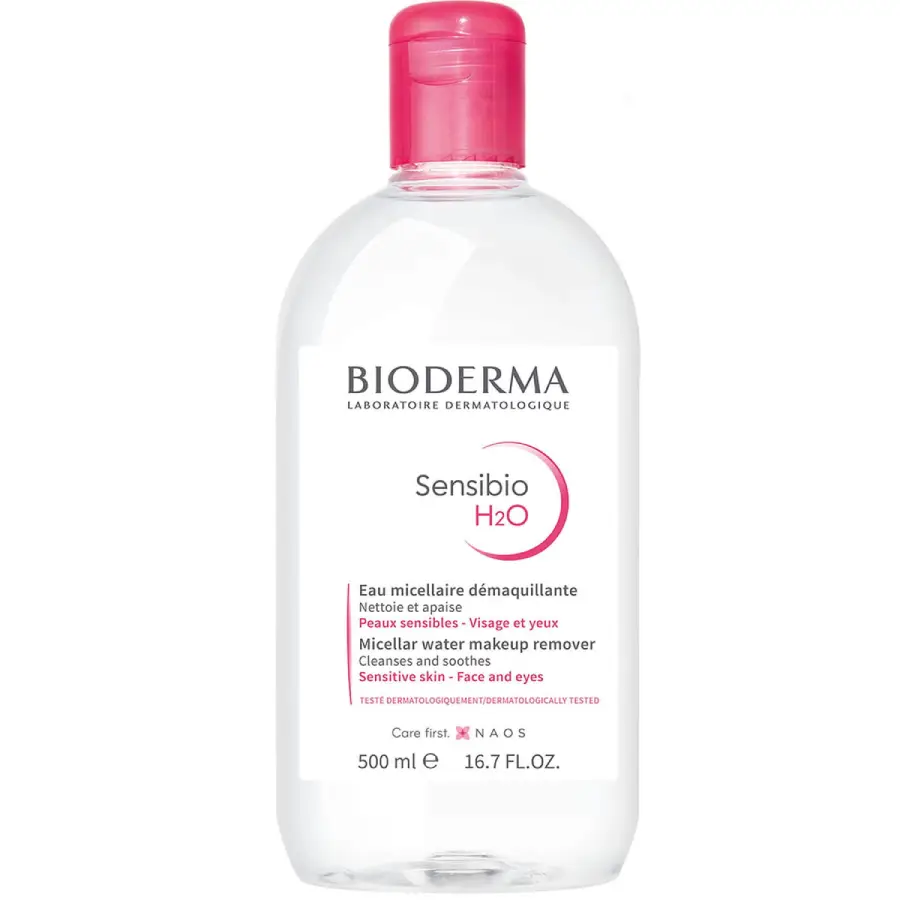 Bioderma Sensibio H2O Micellar Water Cleanser for Sensitive Skin 500ml - Image 1