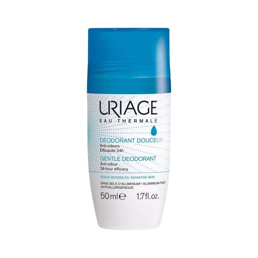 Uriage Gentle Deodorant Roll-On 50ml, Promopack of 2 Pieces, 1 + 50% On 2nd - Image 1